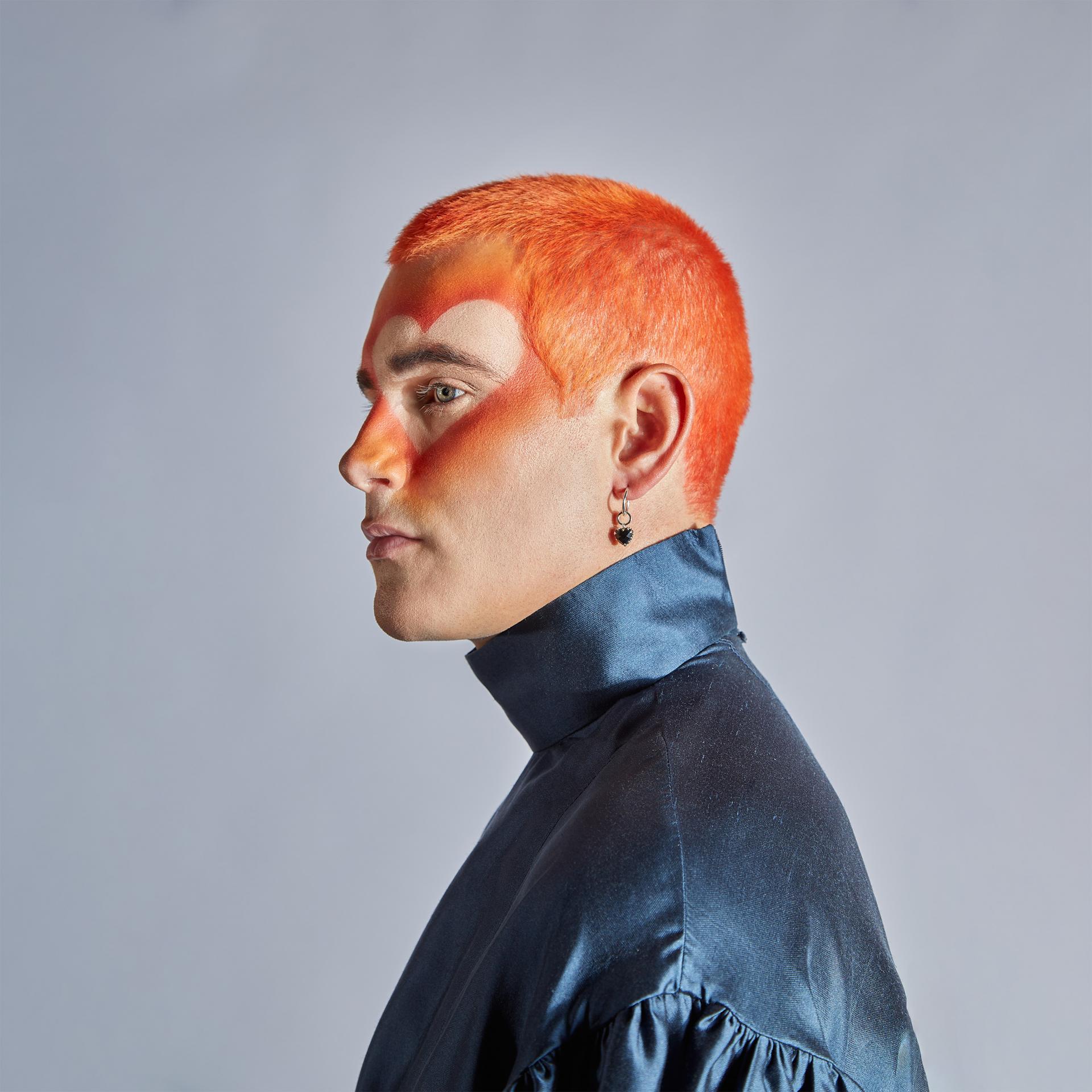 Kiel Tutin with orange hair